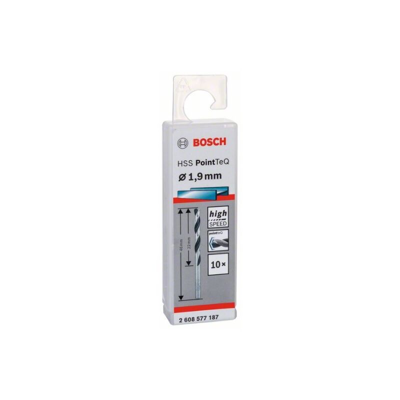 

Hss-Rpointteq Din338 1.9X22X46:10Uds. - Bosch