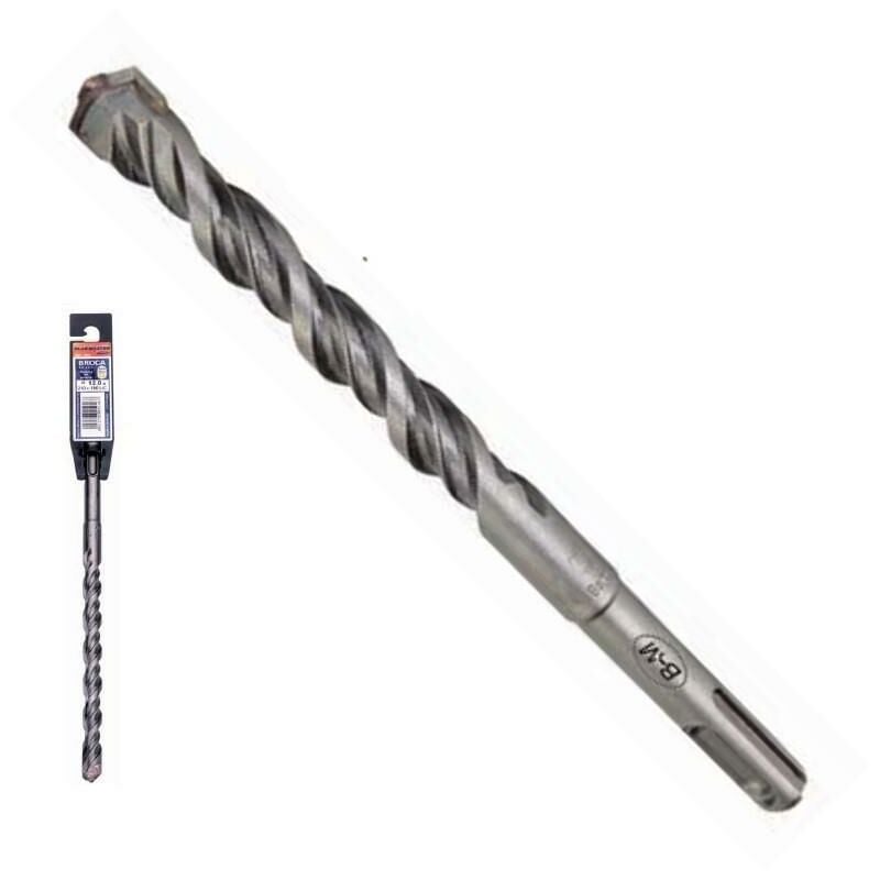 

Broca para martillo sds-plus 2 puntas doble canal largo 110mm broca 10mm - Mibricoplus