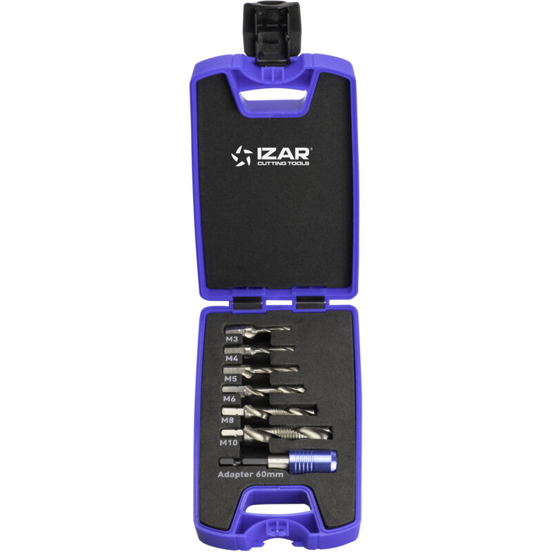 Izar - Broca-Macho-Avellanador hss DIN3126 - 1610 - Set