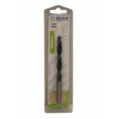 Broca mad espiral 3 puntas 10,00mm m640 izar