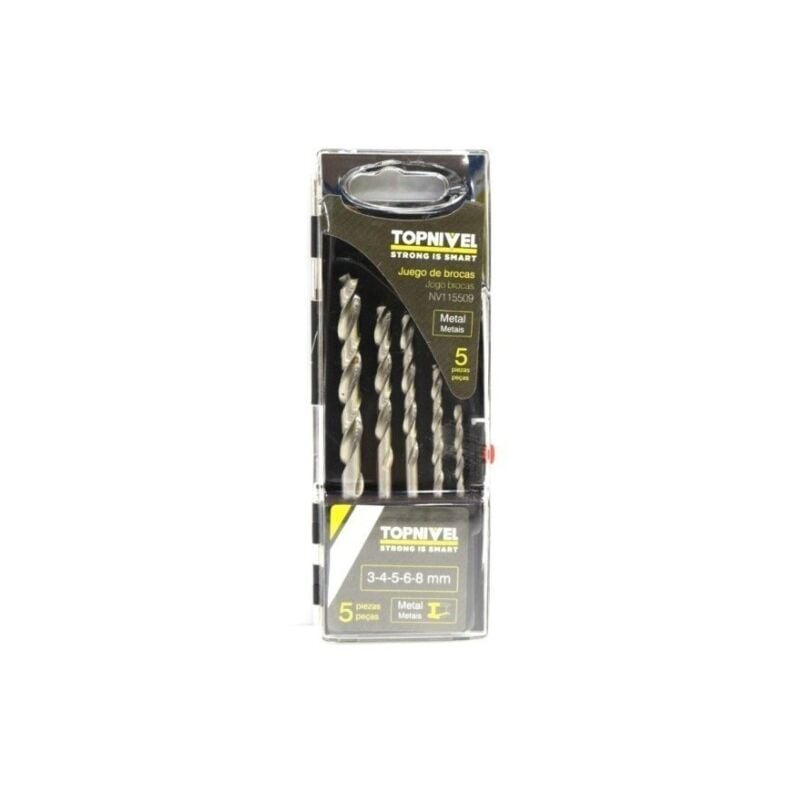 

Broca Metal Rect 03-04-05-06-08Mm 5 Pz - Nivel