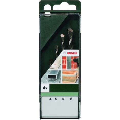 Broca multiuso Set 4 uds DIY  BOSCH 2609255480