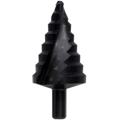 Broca negra de 10-45 mm con revestimiento de titanio