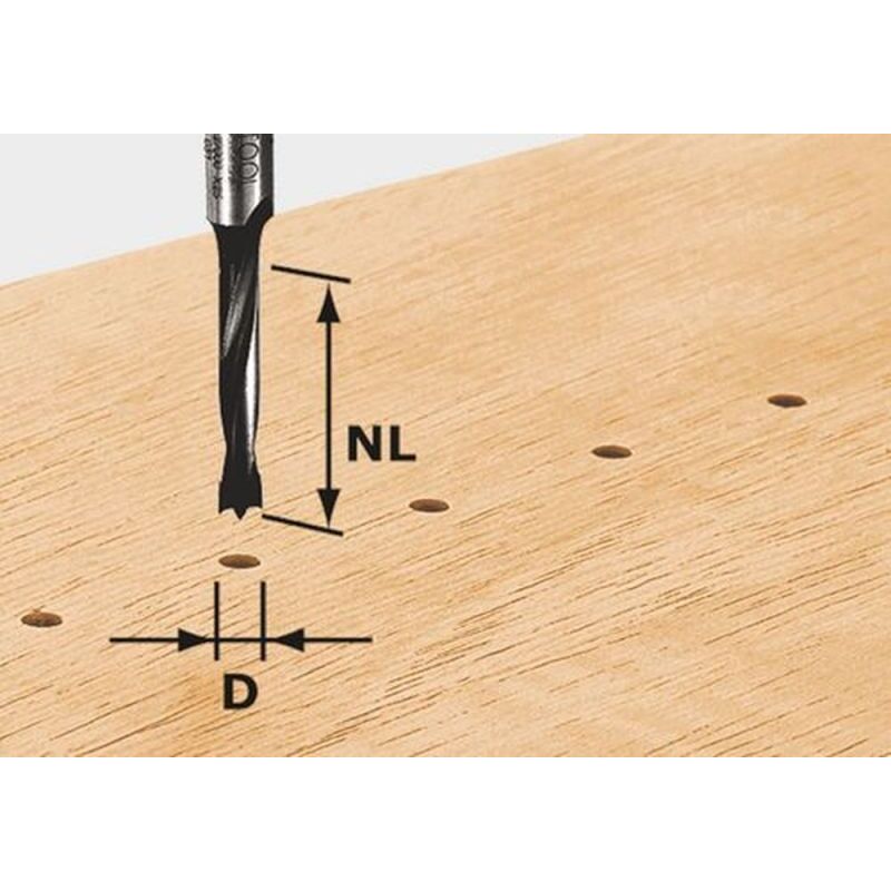 

Festool Bohrer - Festool Broca para clavijas HW S8 D6/30 Z