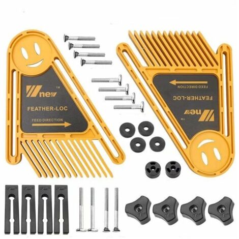 Broca para enrutador multiusos para carpintería, doble punta, para sierras de mesa, enrutadores y mesas, vallas, herramientas, calibre de inglete, ranura para carpintería, bricolaje, Guazhunii, 2 piez