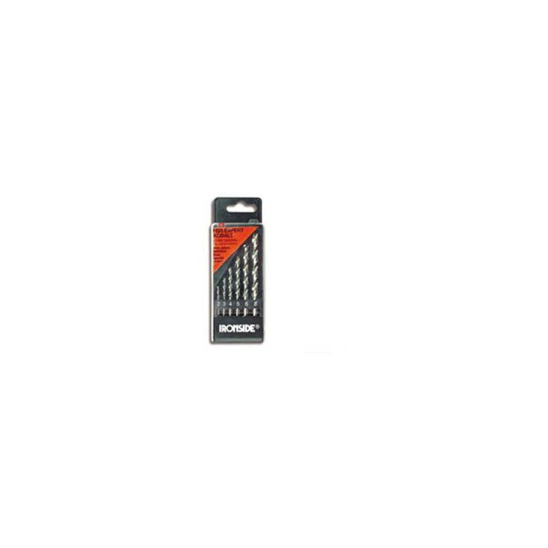 

Brocas hss cobalto 6 piezas 2-3-4-5-6-8 - Ironside