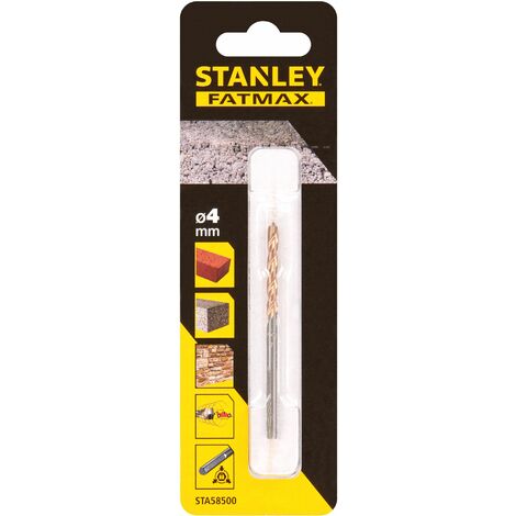 Broca para piedra 4x75mm con vástago de 3 caras Stanley STA58500-QZ
