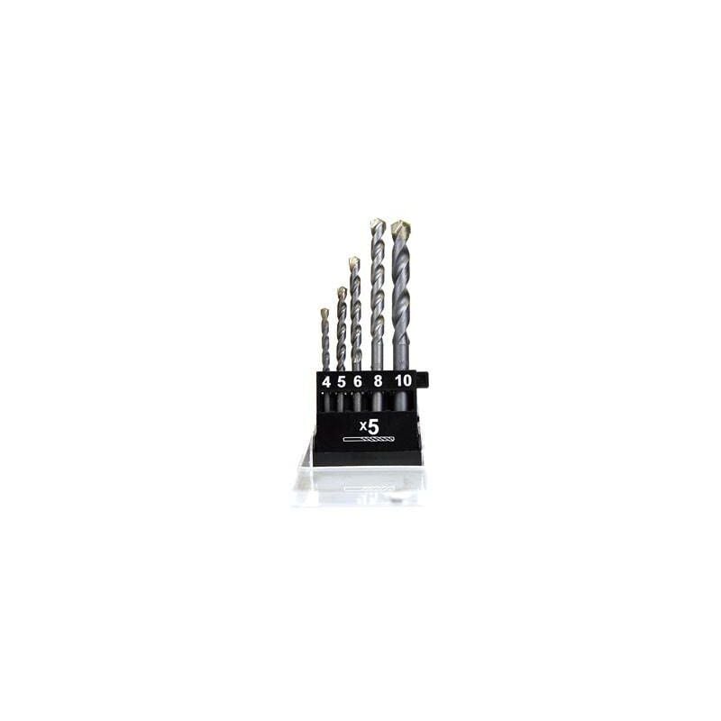

Broca Para Piedra Pro Juego 5 Piezas Diam. 4 5 6 8 10 - Ironside