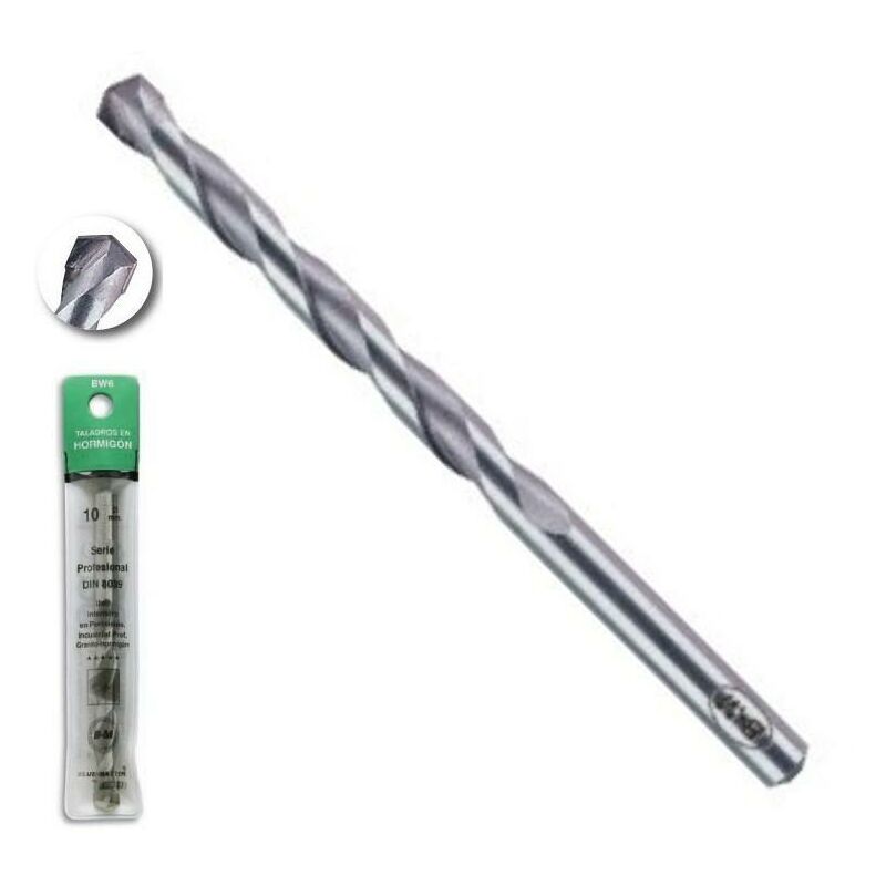 

Broca metal duro presional serie larga mango cilindrico largo 150mm broca 5mm - Mibricoplus