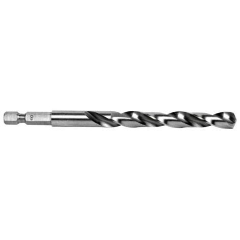 Broca rectificada HSS con mango hexagonal 1/4"                                             8 mm
