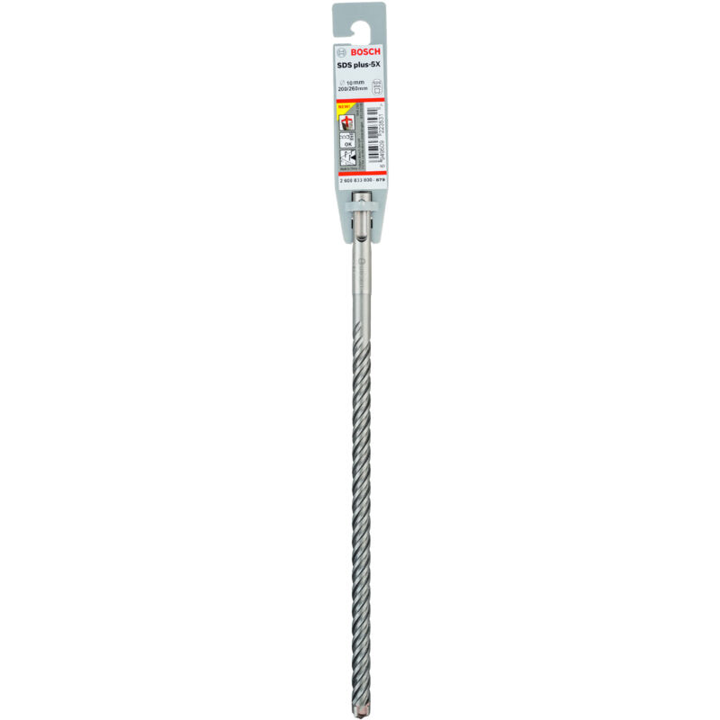 

BOSCH 2608833800 Brocas martillos perforadores SDS-plus-5X 10 x 200 x 260mm