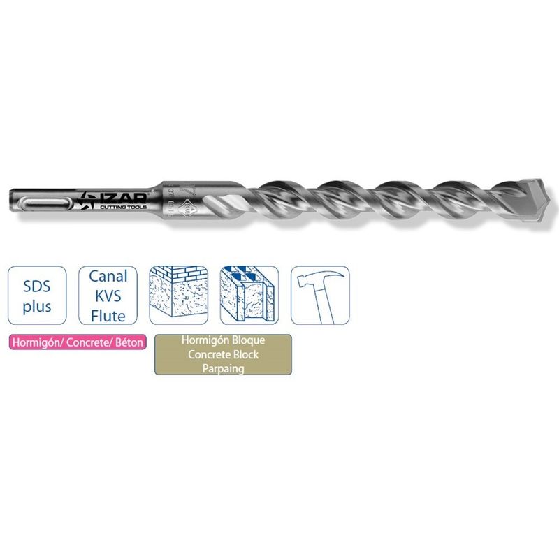 

23979 - Broca sds-plus hormigon 6.50x160 mm - Izar