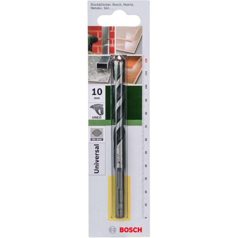 

BOSCH 2609256917 Broca multiuso SDS-Quick Ø 10,0 mm- L- 120 mm