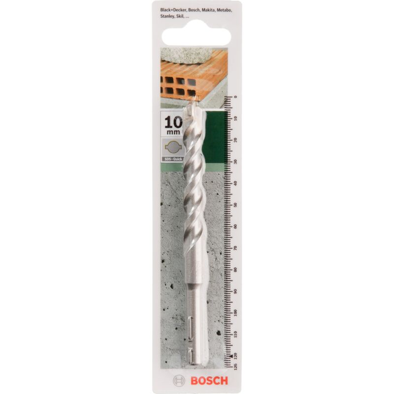 

BOSCH 2609256907 Broca para hormigón SDS-Quick Ø 10,0 mm- L- 120 mm