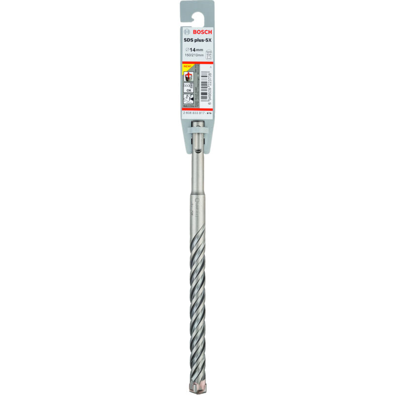 

2608833817 Brocas martillos perforadores SDS-plus-5X 14 x 150 x 210mm - Bosch