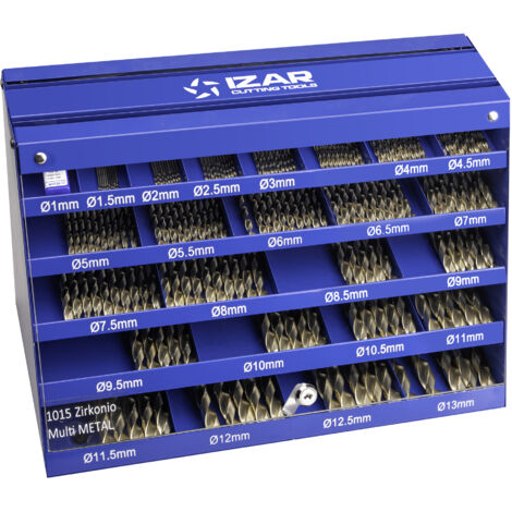 Broca Zirkon DIN-338N Multi Metal - 1015 - Cabinet 1015 - Punta Zirkonio IZAR