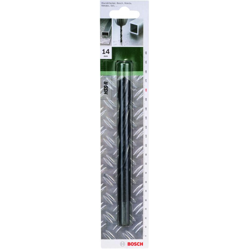 

BOSCH 2609255024 Broca para metal HSS-R, DIN 338 Ø 14,0 mm- L- 160 mm