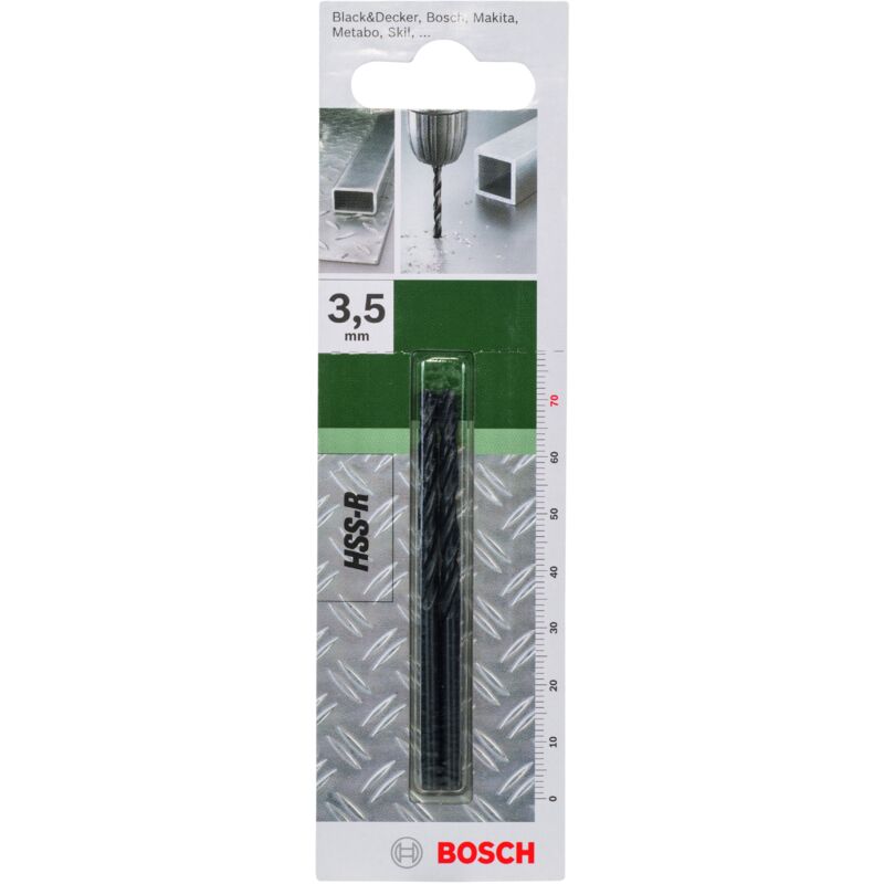 

2609255006 Broca para metal HSS-R, DIN 338 Ø 3,5 mm- L- 70 mm - Bosch