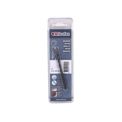 Brocas Bricofan "Blíster" para muros y paredes Ø 5 X 80 mm