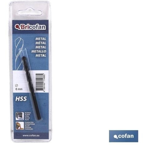 Brocas Bricofan HSS 1 Uds Hss DIN338n Bricofan 4 mm