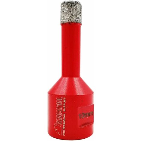 Brocas de diamanteZOLGINAH de 10 mm con rosca M14 para perforación en seco en gres porcelánico, granito, mármol