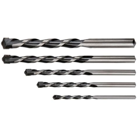 Brocas de grafito para hormigón de 4-10 mm (5 uds.) - Punta mariposa