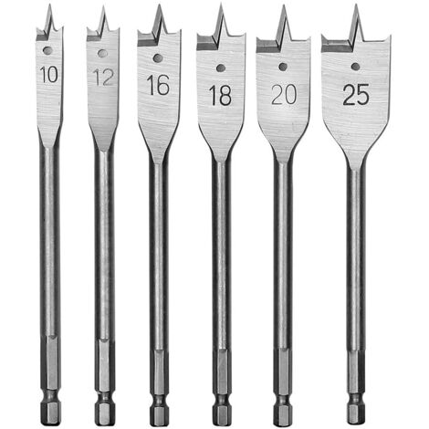 Brocas de pala, juego 6 piezas. workpro