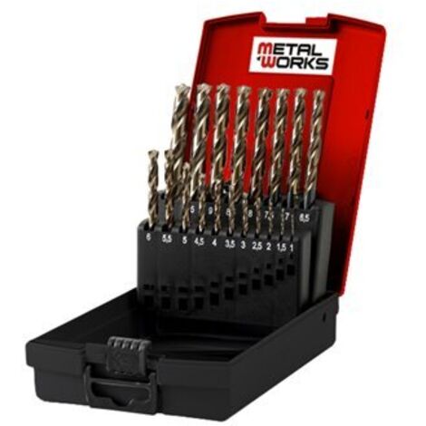 Brocas helicoidales rectificadas Speedmaster 19 piezas METALWORKS MWBSM19