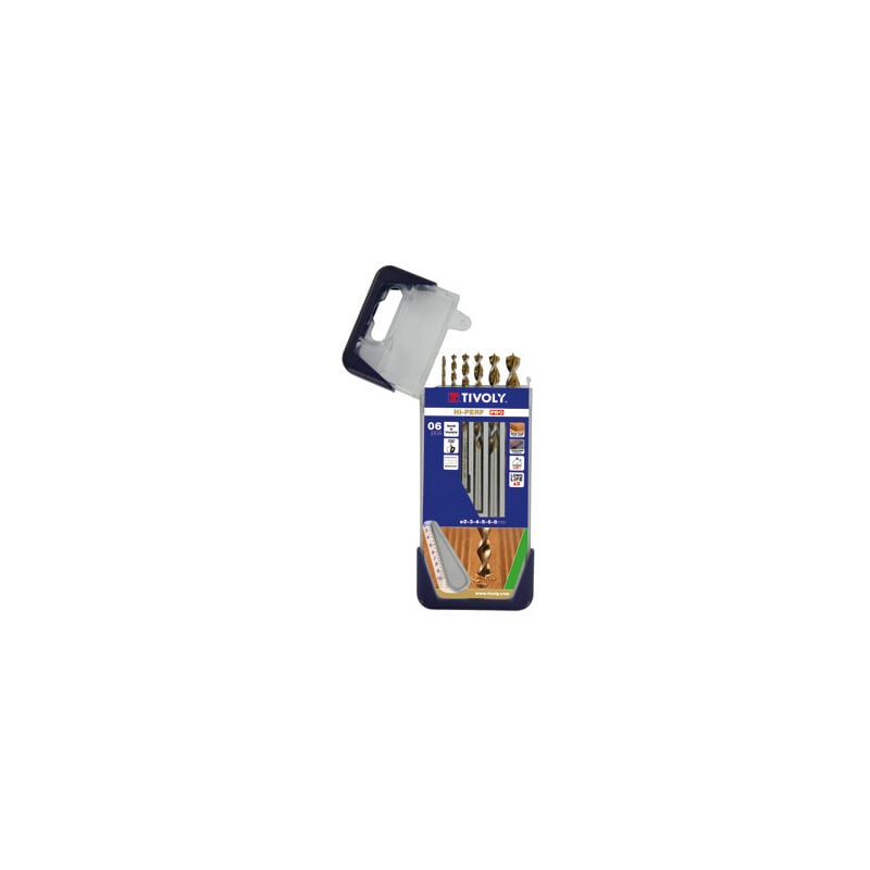 

Brocas madera 3 puntas graduadas juego 6 piezas CLIPSTER G13 Tivoly