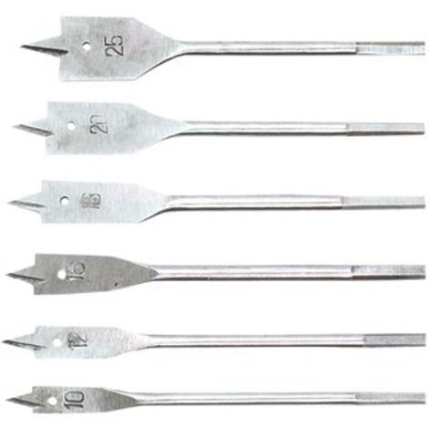 Brocas madera hexagonal Top Tools 60h860 10-25 mm 6 piezas