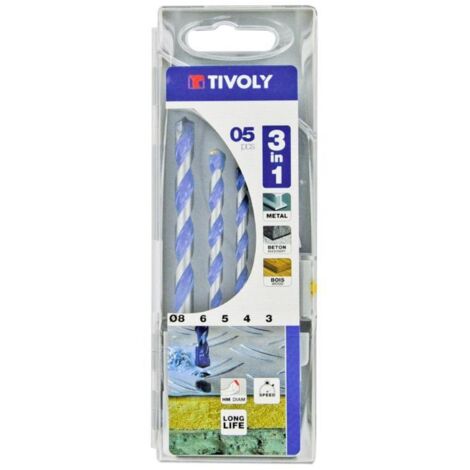 BROCAS MULTIMATERIAL JGO. 5 - 3-8 MM