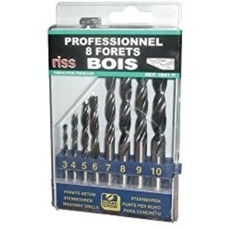 BROCAS PARA MADERA 8P.CAJA PLAST SC INFANT RISS INDUSTRIE C008Q1082