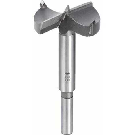 Brocas para madera, fresa de carburo para madera, instalación de puertas esféricas de madera, 38 mm