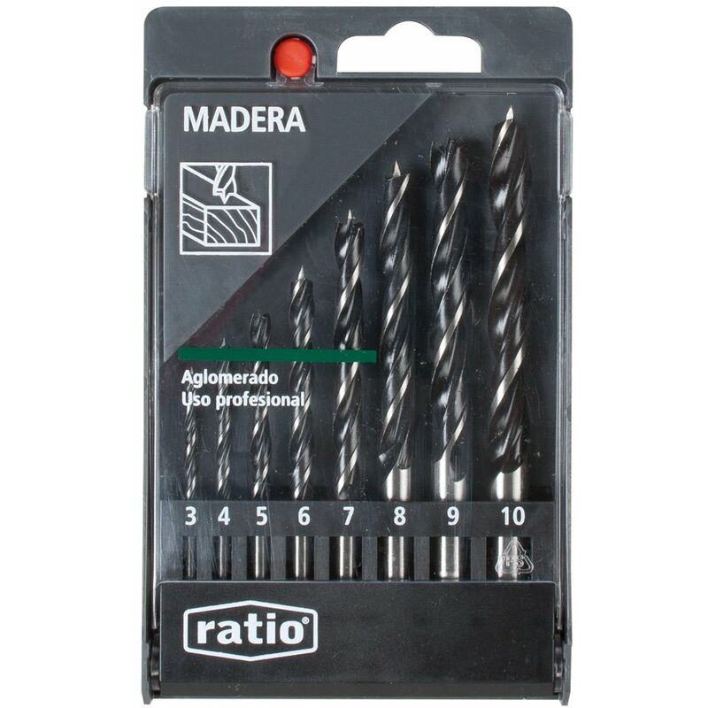 

BROCAS P/MADERA JGO.8 - Ratio