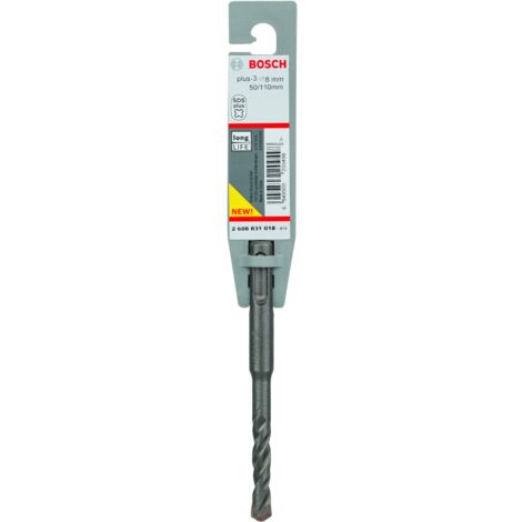 Brocas para martillos perforadores SDS plus-3  BOSCH 2608831018