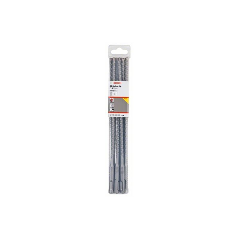 

Bosch - Brocas Para Martillos Perforadores Sds Plus-5X: 6,5 X 200 X 260: 10Uds