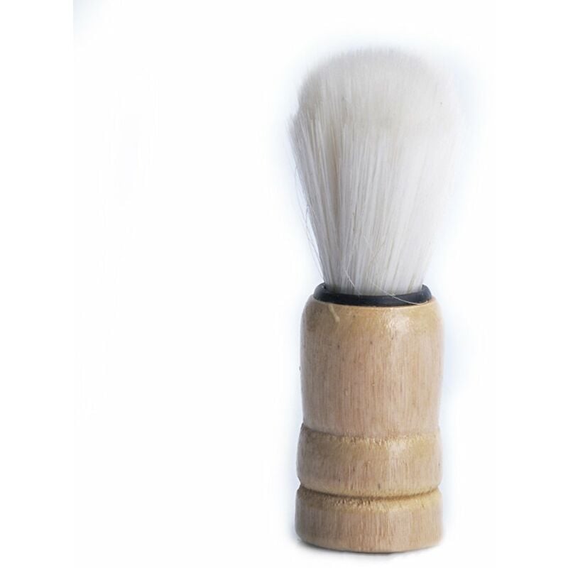 

Brocha de afeitar para hombre, mango de madera, brocha de afeitar para barba, herramienta de limpieza profesional para cepillo facial masculino