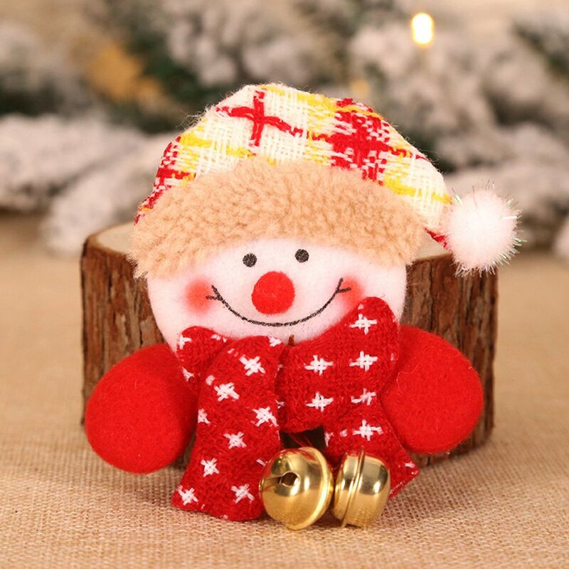 

Broche Insignia Campana resplandeciente Papa Noel, muneco de nieve, alce, muneco de oso Colgante Decoraciones navidenas Regalo de Navidad para