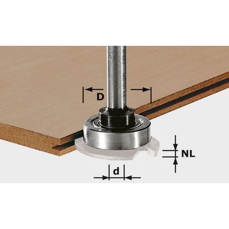 Festool - Broche porte-fraise S8 1,5-5 KL28 - 499804