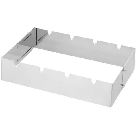 Brochette rectangulaire Churrasco pour barbecue 530x350x117 mm