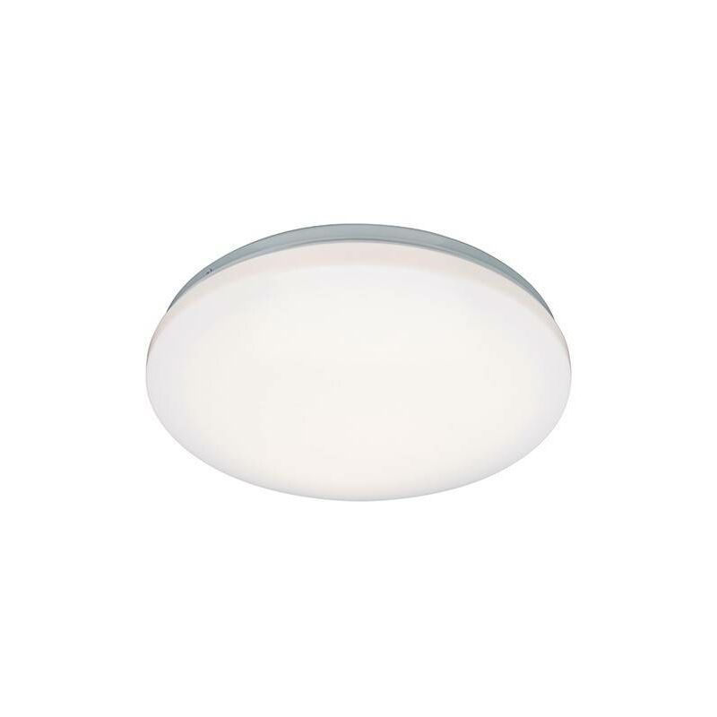 Saxby Lighting - Saxby Broco - Integrated LED Bathroom Flush Light Gloss White, Frosted Pmma IP44