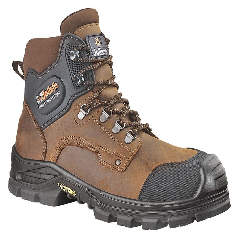 Chaussures de sécurité Jallatte haute Taille 43 jalirok sas S3 ci hi an hro src en cuir pleine fleur hydrofuge