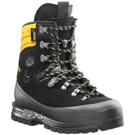 Brodequins anti-coupures Protector Alpin, Classe de protection anti-coupures 3, noir/jaune, pointure 46