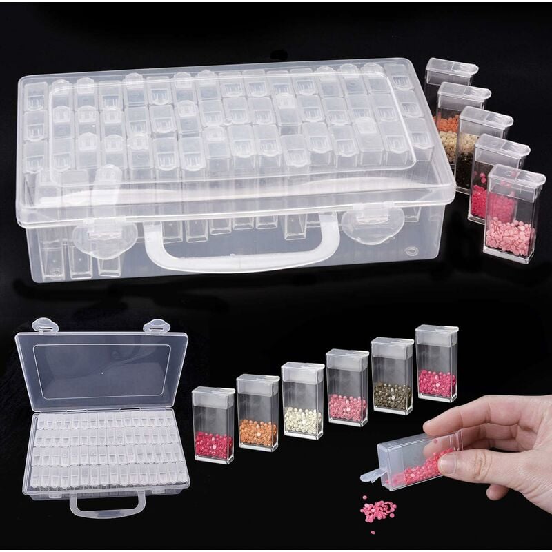 Fei Yu - broderie diamant,Boîte De Broderie De Diamants Boîte rangement diamant broderie diamant accessoires