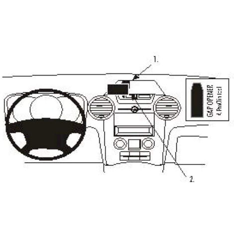 Brodit ProClip 853960 Kit de Montaggio centrale auto