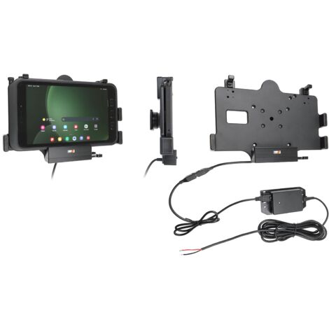 Brodit Soporte para Dispositivos 713387, Fabricado en Suecia, con función de Carga para Smartphones - Samsung Galaxy Tab Active 3 SM-T570/SM-T575, Galaxy Tab Active 5 SM-X300/SM-X306B