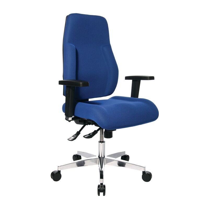 Topstar - Bürodrehstuhl m.Punktsynchrontechnik blau 430-510m