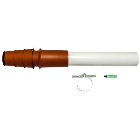 Brötje Abgasleitungs-Set konzentrisch KAS 80/5R C, Dachdurchführung DN 80/125, Rot