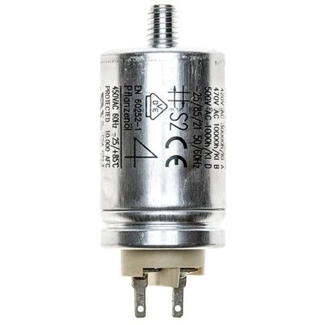 Brötje Kondensator 4uF 400 V DB, mit Flachsteckeranschluss
