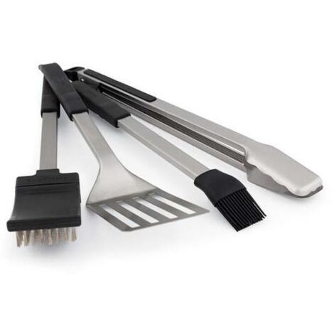 Broil King Set Accessori Barbecue 4 Pezzi Acciaio Inox
